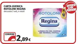Coop Carta Igienica Rotoloni Regina offerta