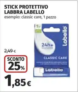 Coop STICK PROTETTIVO LABBRA LABELLO offerta