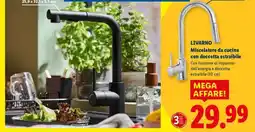 Lidl LIVARNO Miscelatore da cucina con doccetta estraibile offerta