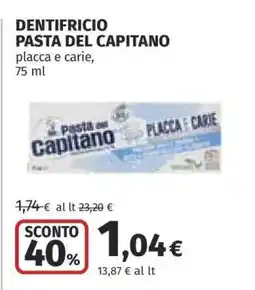 Coop Dentifricio PASTA DEL CAPITANO offerta