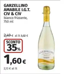 Coop GARZELLINO AMABILE I.G.T. CIV & CIV offerta