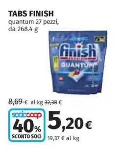 Coop Tabs Finish offerta