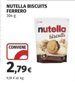 Coop Nutella Biscuits Ferrero offerta