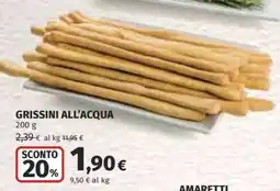 Coop GRISSINI ALL'ACQUA offerta