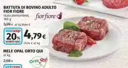 Coop BATTUTA DI BOVINO ADULTO FIOR FIORE offerta
