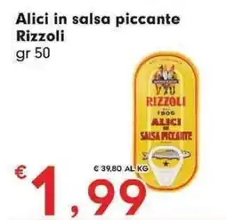 DeSpar Express Alici in salsa piccante Rizzoli offerta