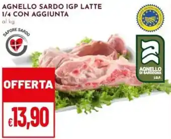 Agnello sardo igp latte 1/4 con aggiunta