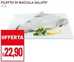 Pan Filetto di baccala salato offerta