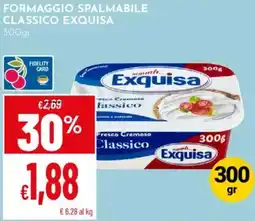 Pan Formaggio spalmabile classico EXQUISA offerta