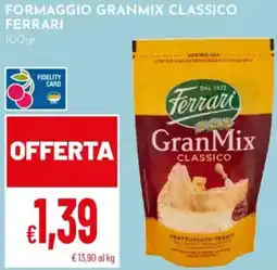 Pan Formaggio granmix classico FERRARI offerta