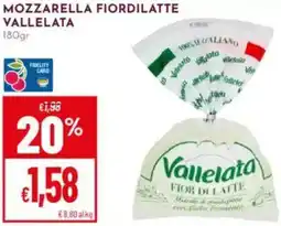Pan Mozzarella fiordilatte VALLELATA offerta