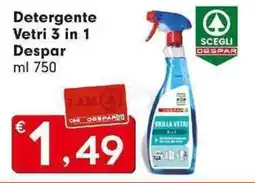 DeSpar Express Detergente Vetri 3 in 1 Despar offerta