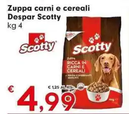 DeSpar Express Zuppa carni e cereali Despar Scotty offerta