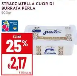 Pan Stracciatella cuor di burrata PERLA offerta