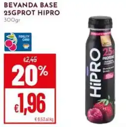 Pan Bevanda base 25gprot HIPRO offerta