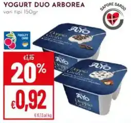 Pan Yogurt duo ARBOREA offerta