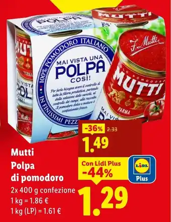 Mutti Polpa di pomodoro