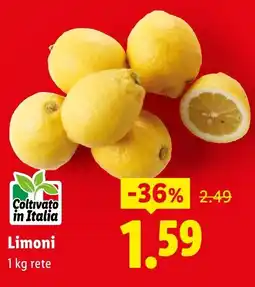 Lidl Limoni offerta