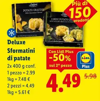 Deluxe Sformatini di patate