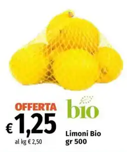 Carrefour Express Limoni Bio offerta
