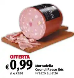 Carrefour Express Mortadella Cuor di Paese Ibis offerta