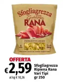 Carrefour Express Sfogliagrezza Ripiena Rana offerta