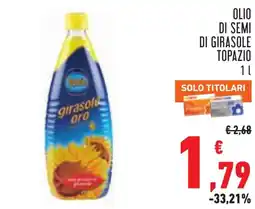 Conad Olio di semi di girasole TOPAZIO offerta
