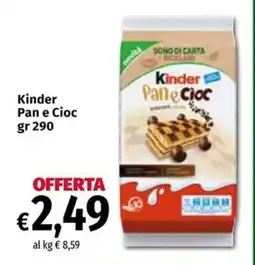 Carrefour Express Kinder Pan e Cioc offerta