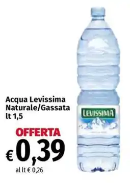 Carrefour Express Acqua Levissima Naturale/Gassata offerta