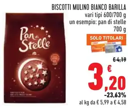 Conad Biscotti MULINO BIANCO Barilla offerta