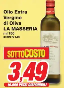 Prix Quality Olio Extra Vergine di Oliva LA MASSERIA offerta