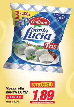 Prix Quality Mozzarella SANTA LUCIA offerta