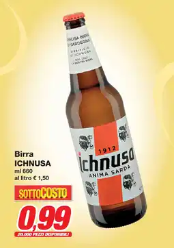 Prix Quality Birra ICHNUSA offerta