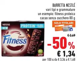 Conad Barretta NESTLÉ vari tipi e grammature offerta