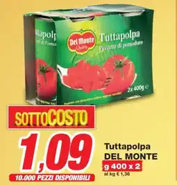 Prix Quality Tuttapolpa DEL MONTE offerta