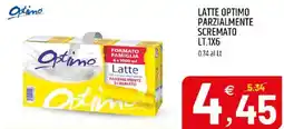 Ard Discount Latte optimo parzialmente scremato offerta