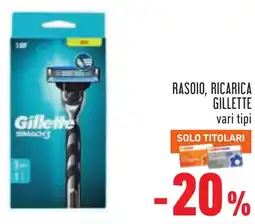 Conad Rasoio, ricarica GILLETTE offerta