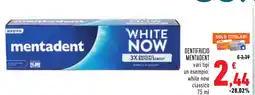 Conad Dentifricio MENTADENT offerta