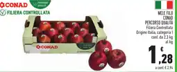 Conad Mele fuji CONAD percorso qualità filiera controllata Origine Italia, categoria conf. da offerta
