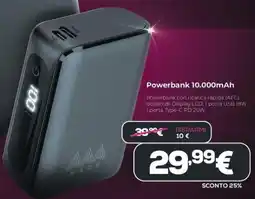 Euronics MAZE Powerbank 10.000mAh offerta