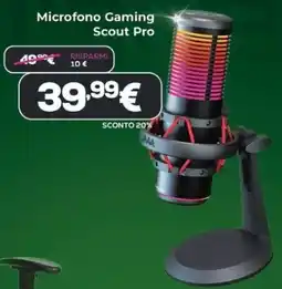 Euronics Maze Microfono Gaming Scout Pro offerta