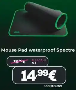 Euronics Maze Mouse Pad waterproof Spectre offerta