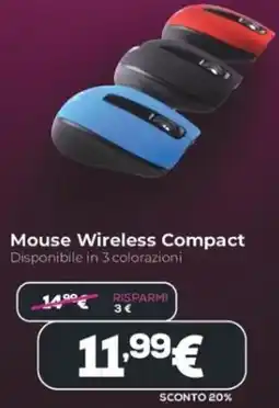 Euronics Maze Mouse Wireless Compact offerta
