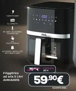 Euronics Maze Friggitrice ad aria 5 Litri AMHA0015 offerta