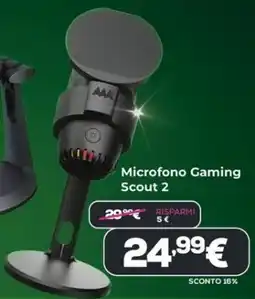 Euronics Maze Microfono Gaming Scout 2 offerta
