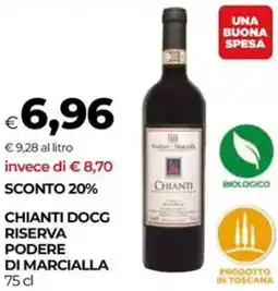 Unicoop Chianti docg riserva podere di marcialla offerta