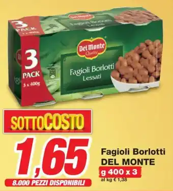 Fagioli Borlotti DEL MONTE
