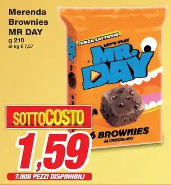 Merenda Brownies MR DAY