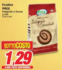 Prix Quality Frollini PRIX Integrale e Cacao offerta