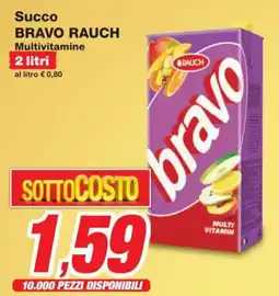 Prix Quality Succo BRAVO RAUCH Multivitamine offerta